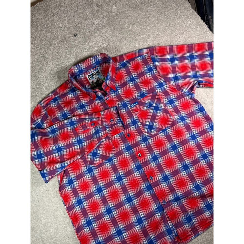 Dixxon The 95 Doohan Flannel Mens 4XL Mick Doohan Plaid Motorcycle Racing Shirt